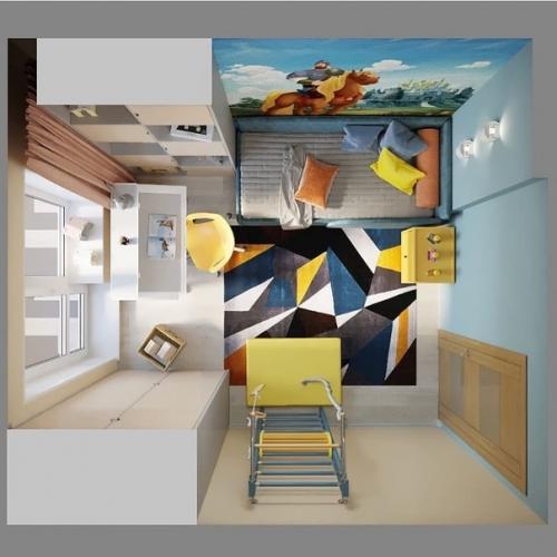 Комната отличная, на мой взгляд - в меру ярко, функционально и не на один год по возрасту. 06