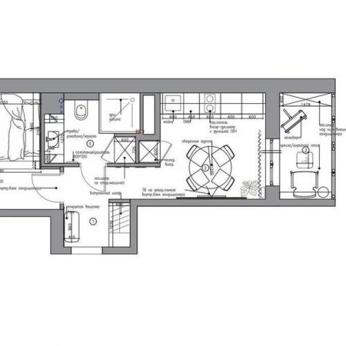 Квартира с яркими акцентами. 09