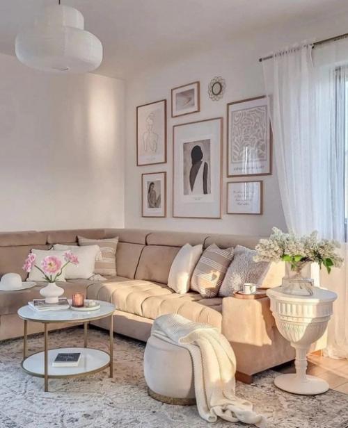 Приятный интерьер загородного дома в скандинавском стиле. 01