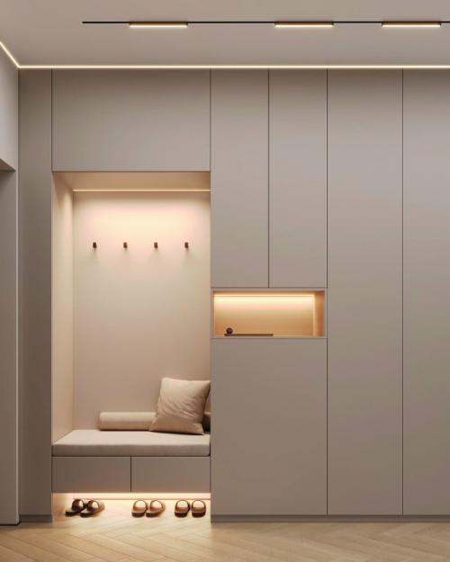 Этот интерьер - отличный пример того, как минимализм может быть не только стильным, но и тёплым, уютным и по-настоящему продуманным. 08 Этот интерьер - отличный пример того, как минимализм может быть не только стильным, но и тёплым, уютным и по-настоящему продуманным. 08