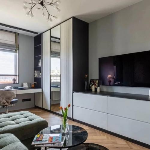 Квартира с яркими акцентами. 08