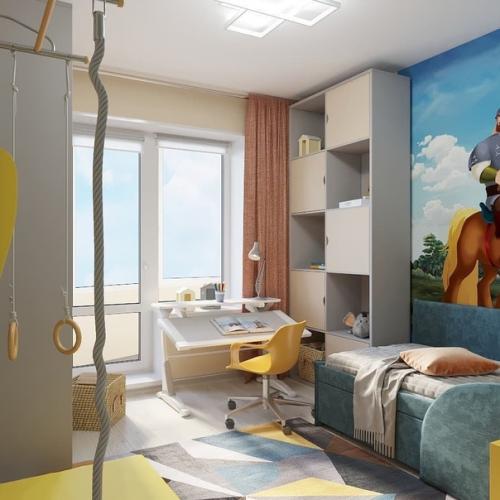 Комната отличная, на мой взгляд - в меру ярко, функционально и не на один год по возрасту. 02