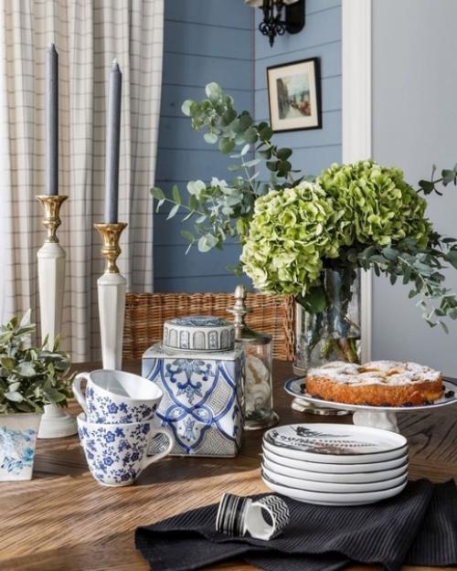 Дом в стиле Фьюжн с голубыми акцентами. 02