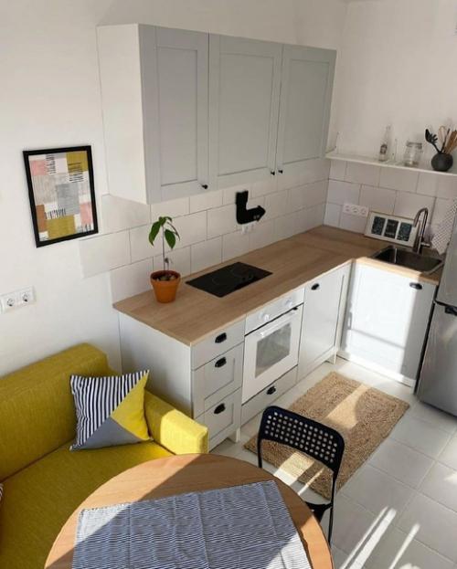 Кухня - гостиная, общей площадью - 10 кв. 07