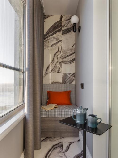 Двухкомнатная квартира с акцентными обоями. 03