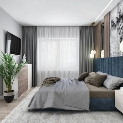 Одна спальня и два варианта исполнения. 06