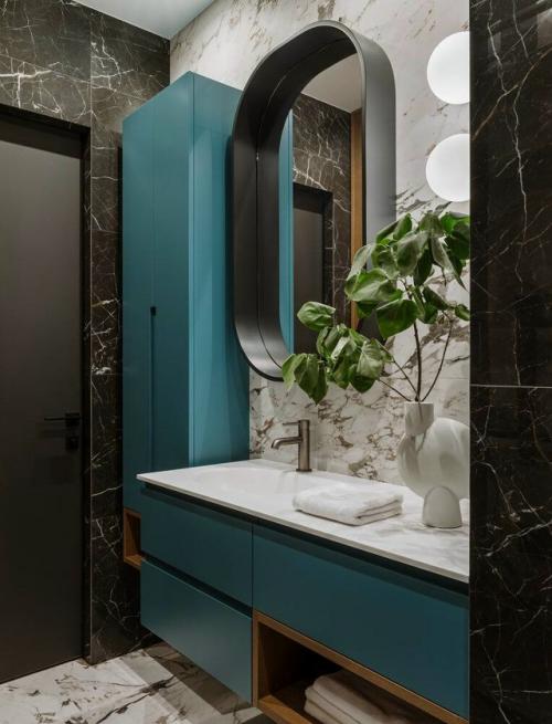 Суперстильная и яркая - эта двухкомнатная квартира площадью 55 кв. 05