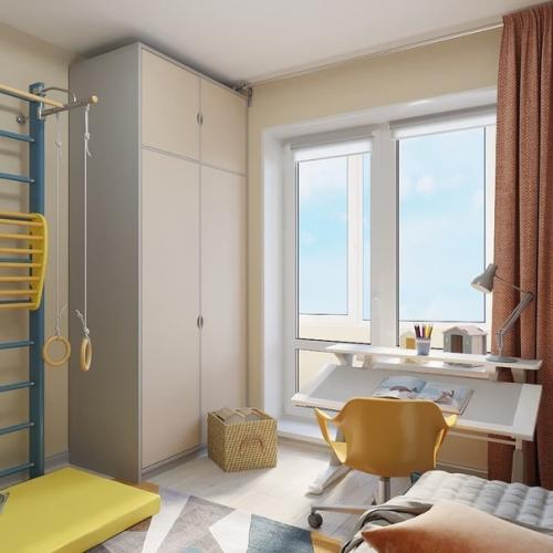 Комната отличная, на мой взгляд - в меру ярко, функционально и не на один год по возрасту. 03