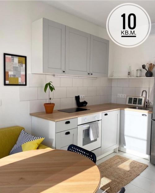 Кухня - гостиная, общей площадью - 10 кв.