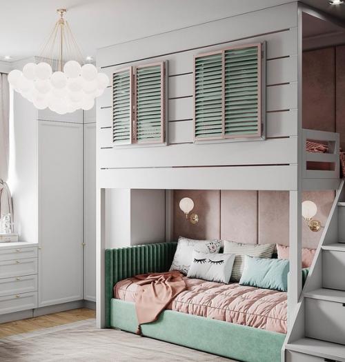 Детская комната в загородном доме.