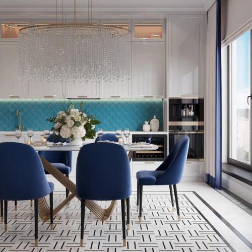 Кухня - столовая.  Стильно и с чувством вкуса все сделано. 04