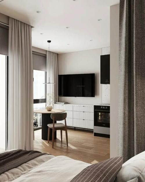 Проект небольшой студии площадью 25 кв. 05