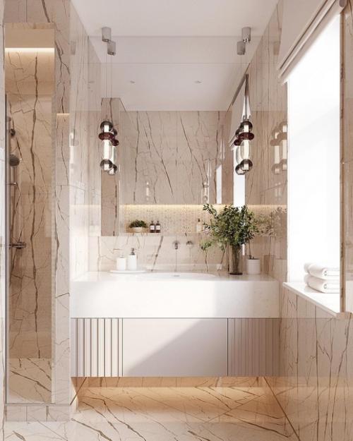 Санузел в загородном доме. 02