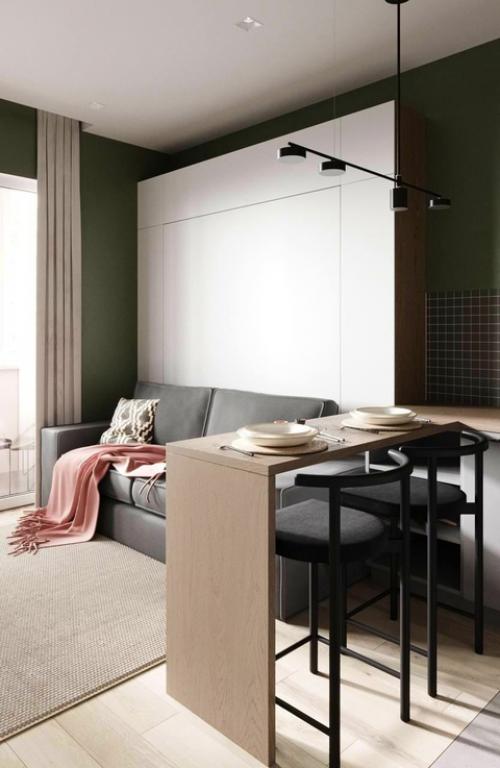 Расстановка мебели рациональна на такой площади. 05