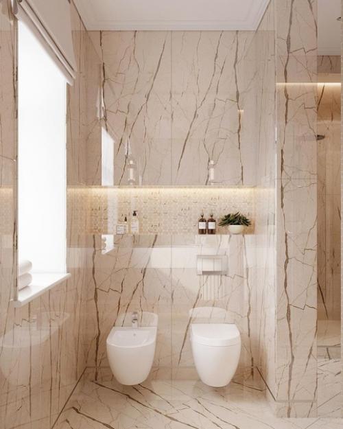 Санузел в загородном доме. 01