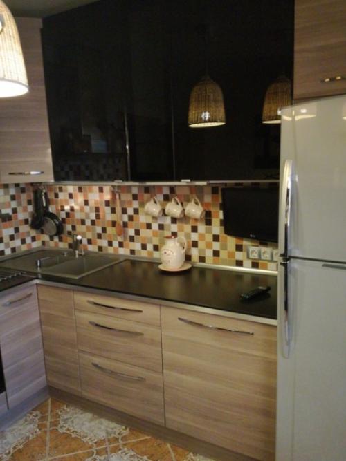 Муж делал ремонт, а я занималась оформлением.