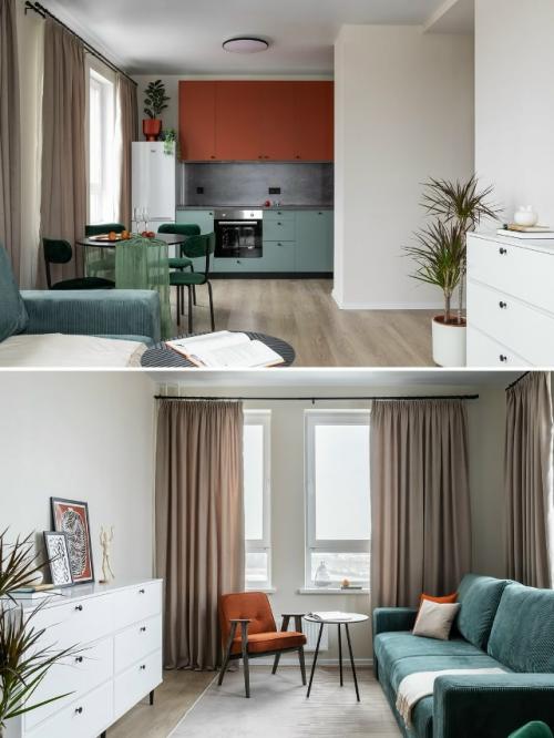 Эта квартира - пример того, как цвет и детали могут создавать ощущение настоящего домашнего тепла. 06