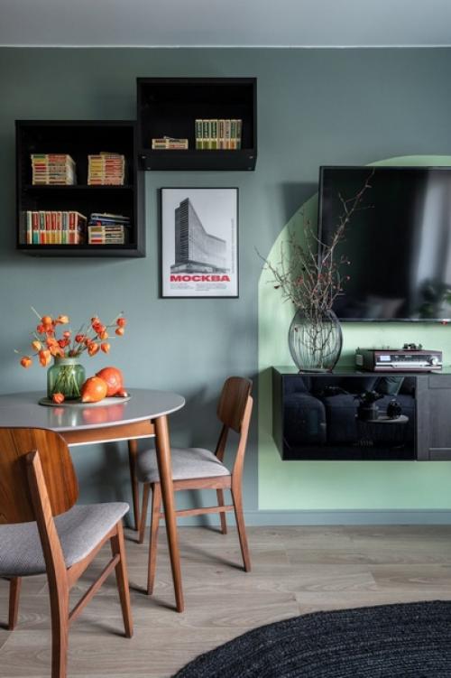 Интерьер квартиры - студии. 04