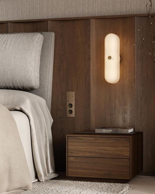 Проект спальни в теплых тонах. 02