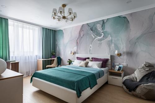 Двухкомнатная квартира с цветными акцентами. 04