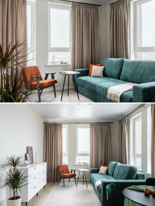 Эта квартира - пример того, как цвет и детали могут создавать ощущение настоящего домашнего тепла. 09