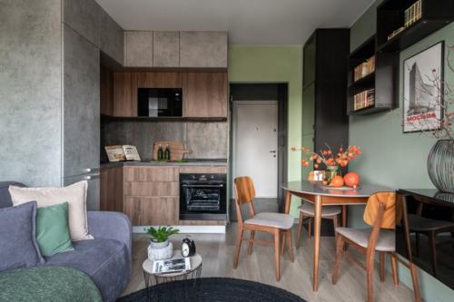 Интерьер квартиры - студии. 02