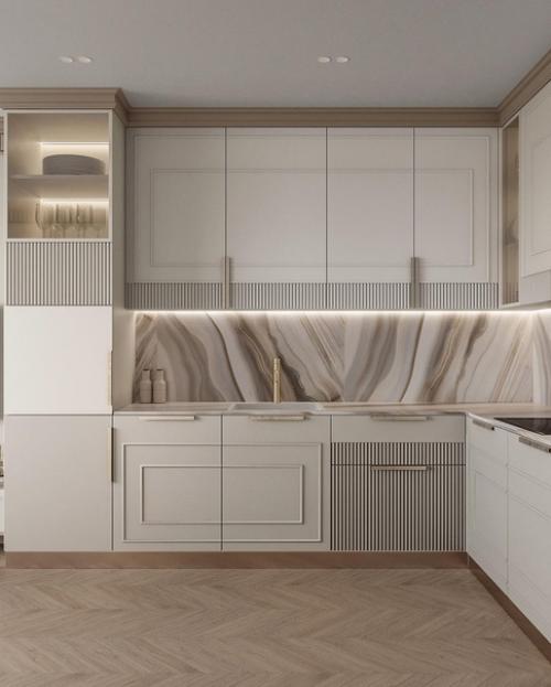 Безупречная кухня - гостиная должна выглядеть именно так. 07