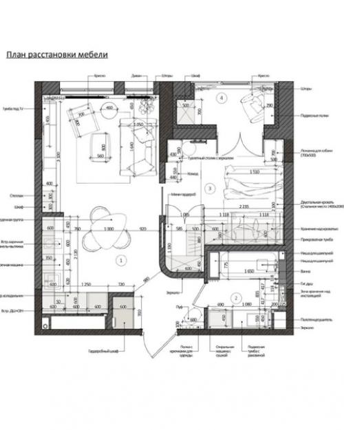Квартира, общей площадью 40 кв. 09