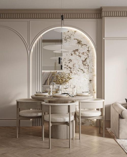 Безупречная кухня - гостиная должна выглядеть именно так. 05