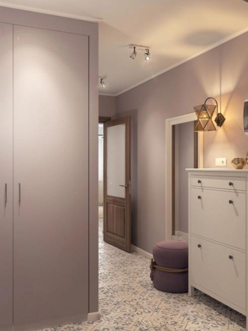 Небольшая красочная квартира, площадью 34 кв. 09