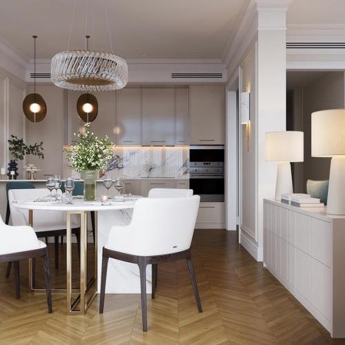 Кухня - столовая.  Смотрится шикарно. 01