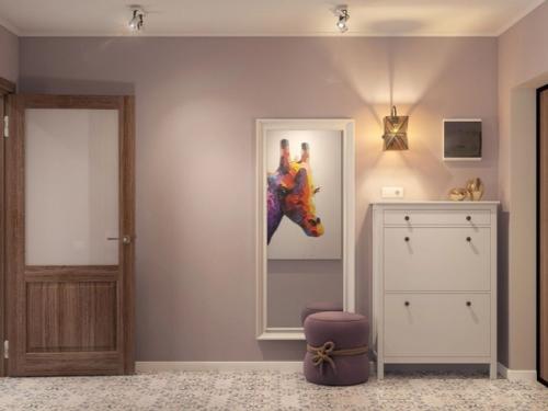 Небольшая красочная квартира, площадью 34 кв. 07