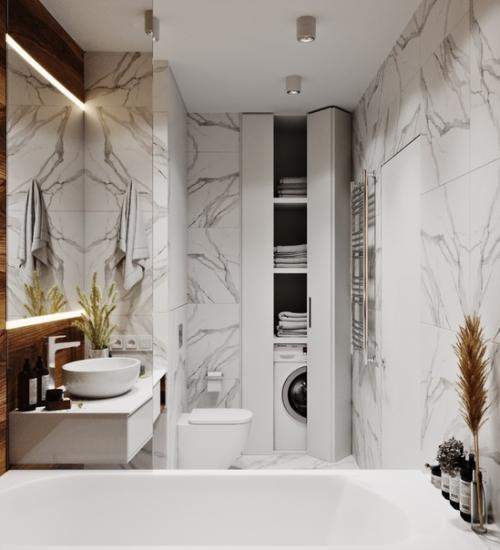 Проект ванной комнаты в Москве ( 5 кв. 03