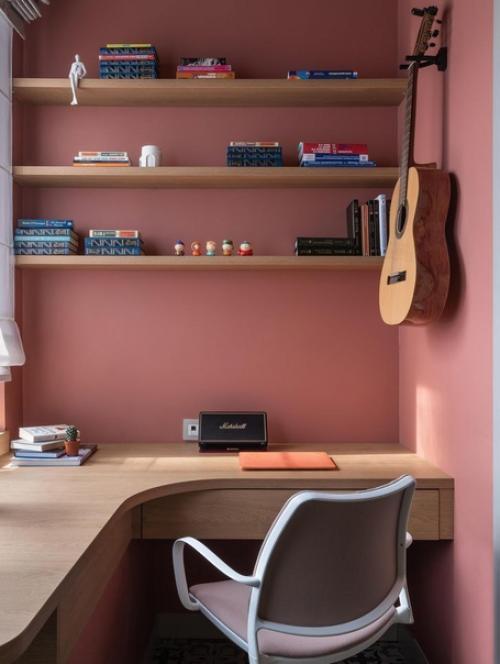 Красочный интерьер с элементами классики. 04