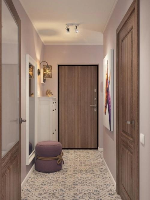 Небольшая красочная квартира, площадью 34 кв. 08