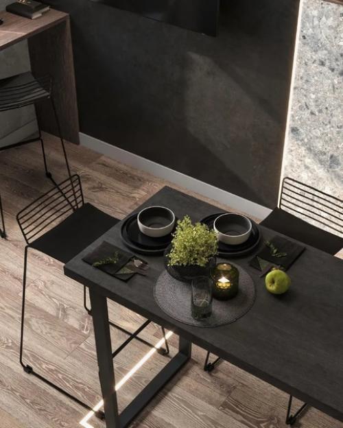 Двухуровневая студия площадью 25 кв. 02