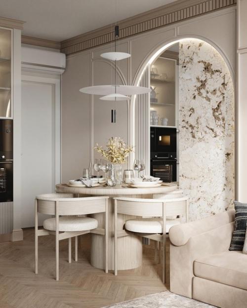Безупречная кухня - гостиная должна выглядеть именно так. 02