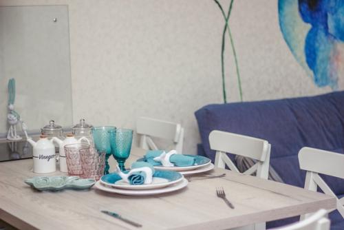 Отлично реализованный проект кухни - гостиной, площадь 18 м 2. 02