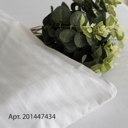 Белый страйп - сатин - идеальный выбор для ценителей качества и элегантности. 02