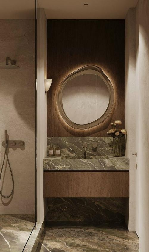 В основе интерьера лежит современный стиль, который дизайнер мягко дополнил классическими и винтажными акцентами. 08