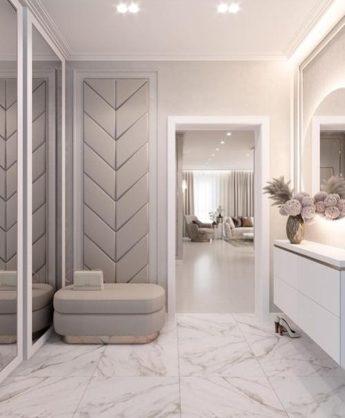 Выполненный и уже реализованный дизайн - проект квартиры, площадью - 150 кв. 08