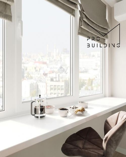 Кухня - гостиная, площадью - 23 кв. 07