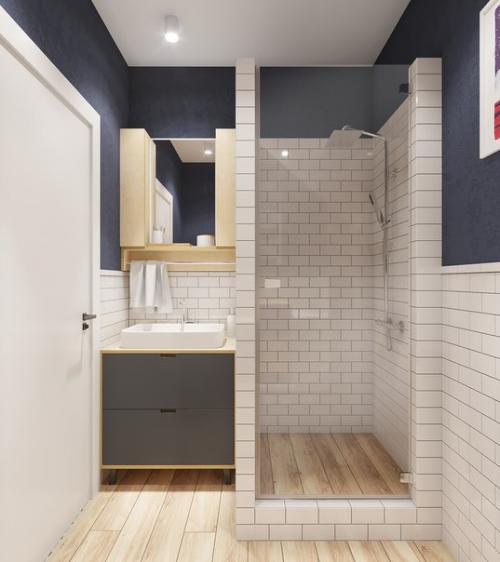 Проект квартиры - студии площадью 38 м 2. 06