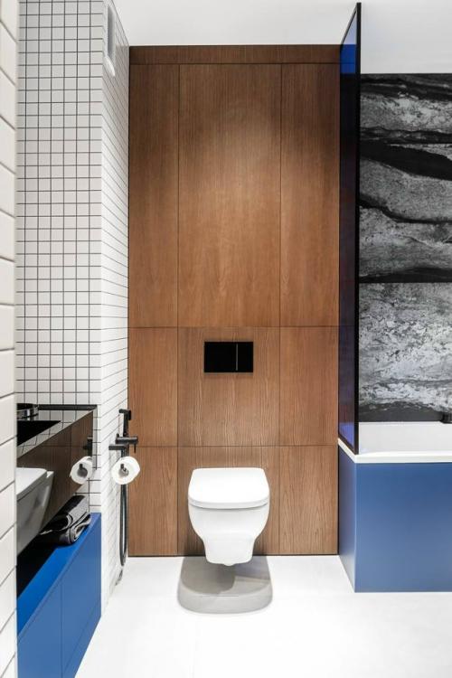 Современная квартира в тёмных тонах выглядит выразительно, стильно и уверенно. 08