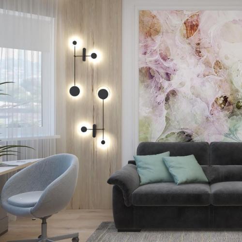 Красивый современный проект домашнего кабинета. 03