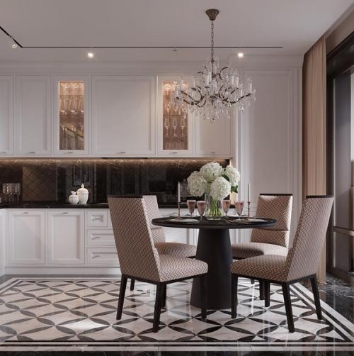 Кухня в стиле Ральфа Лорена. 01