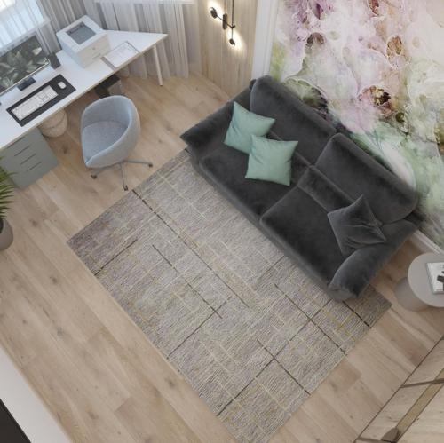 Красивый современный проект домашнего кабинета. 04