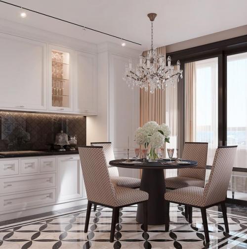 Кухня в стиле Ральфа Лорена.