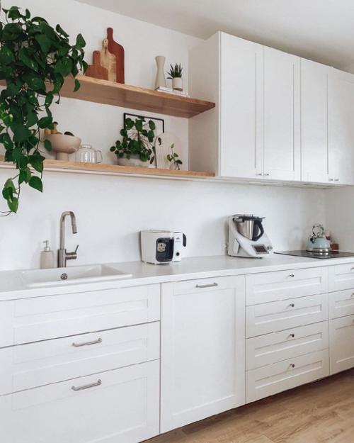 Светлая кухня в скандинавском стиле. 01