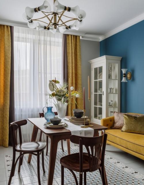 Красивый интерьер двушки, который долго будет актуальным. 02